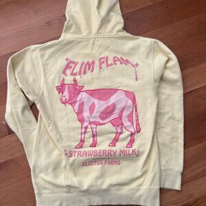 Flamingo / Flim Flam Strawberry Milk Hoodie